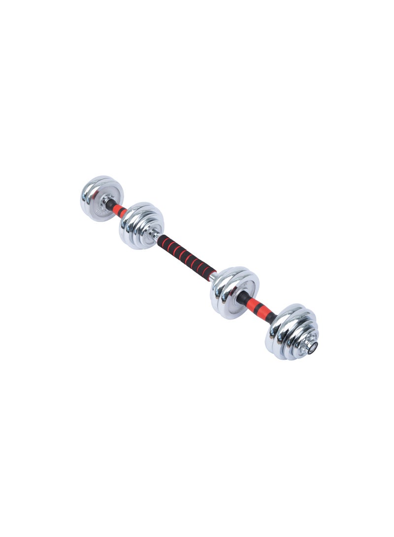 COMMANDO 30 kg Chrome Weight kg with Bar Connector - Image 4